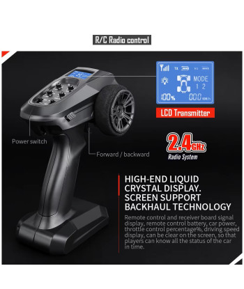 Hoshi 1/8 RC Raptor II elettrico RTR 100km/h