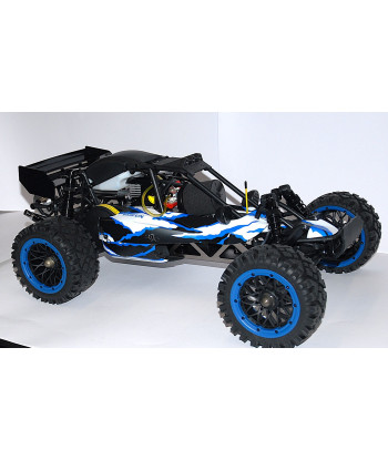 Rofun Baha 1/5  Versione "Q "   Motore Rovan 29 cc 2.4 GHz  2 WD colore Blu