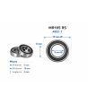 Set 2 Cuscinetti MR105 RS 5x10x4 mm ABEC-7 Alta Precisione