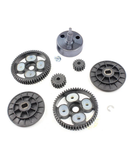 Optional 85105 Kit Ingranaggi Trasmissione TUNED Baja B5 1/5 (58T/16T – 55T/19T)