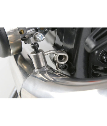 Optional Scarico RC 1/5 in acciaio inox tipo racing per Rofun  F5 RF5 T5 D5