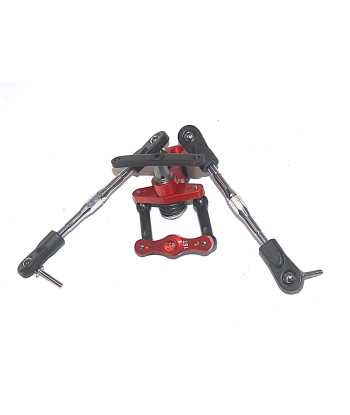 Set Sterzo Simmetrico Rosso Ergal Baja B5 5B 5T 5SC Upgrade Alluminio 85280