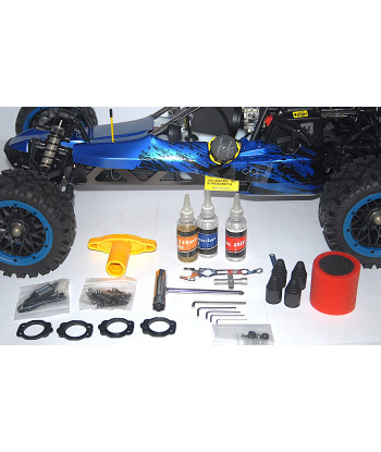 Rofun Baha 360  2 WD categoria 1/5 Nitro Motore Rovan 36 cc 2.4 GHz  Blu