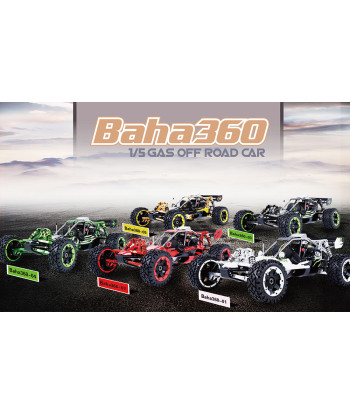 Rofun Baha 360  2 WD categoria 1/5 Nitro Motore Rovan 36 cc 2.4 GHz  Blu