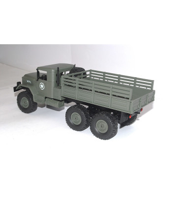Autocarro Militare Radiocomandato 6WD 2.4GHz Off Road RC con Batteria 7,4V – Camion RC Verde