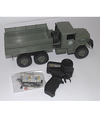 Autocarro Militare Radiocomandato 6WD 2.4GHz Off Road RC con Batteria 7,4V – Camion RC Verde