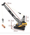 HUINA 1572 Gru Cingolata RC 1:14 RTR 15CH 2.4GHz con Luci e Suoni