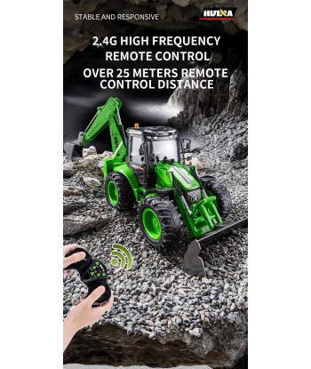HUINA 1579 Carrello Elevatore RC 1:14 9CH 2.4GHz con Sollevamento Elettrico
