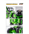 HUINA 1579 Carrello Elevatore RC 1:14 9CH 2.4GHz con Sollevamento Elettrico