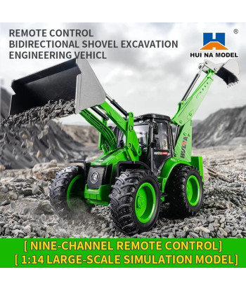 HUINA 1579 Carrello Elevatore RC 1:14 9CH 2.4GHz con Sollevamento Elettrico