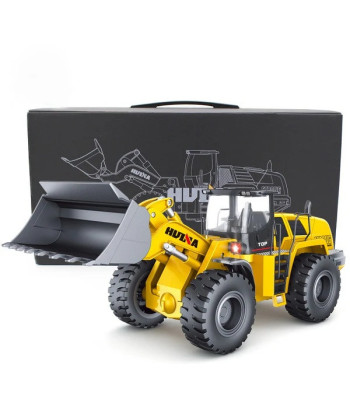 HUINA 1583 Pala Gommata RC 1:14 2.4GHz Heavy Duty con Benna Elettrica