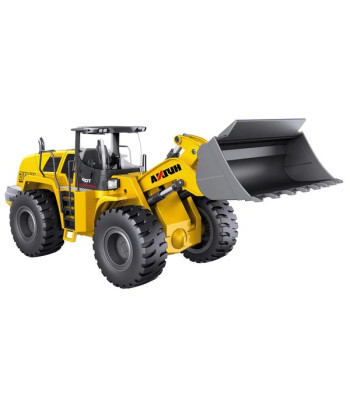 HUINA 1583 Pala Gommata RC 1:14 2.4GHz Heavy Duty con Benna Elettrica