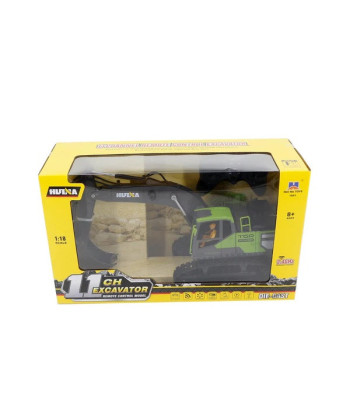HUINA 1661 Escavatore RC 2.4GHz con Benna Mobile e Suoni Realistici