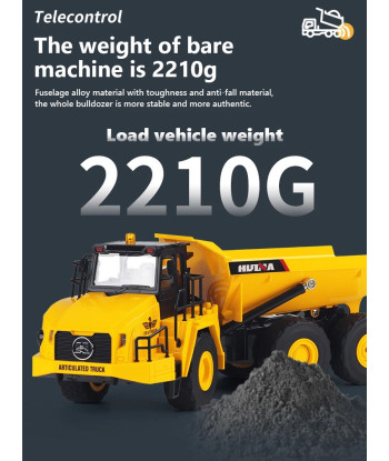 copy of copy of copy of HUINA 1572 Gru Cingolata RC 1:14 RTR 15CH 2.4GHz con Luci e Suoni 🚜🏗️