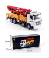 Camion Pompa Cemento RC Huina 1381 1:18 con Luci e Suon