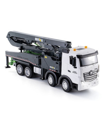 Camion Pompa Cemento RC Huina 1381 1:18 con Luci e Suon