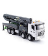 Camion Pompa Cemento RC Huina 1381 1:18 con Luci e Suon