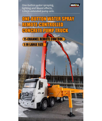copy of copy of copy of copy of copy of HUINA 1572 Gru Cingolata RC 1:14 RTR 15CH 2.4GHz con Luci e Suoni 🚜🏗️