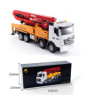 Camion Pompa Cemento RC Huina 1381 1:18 con Luci e Suon
