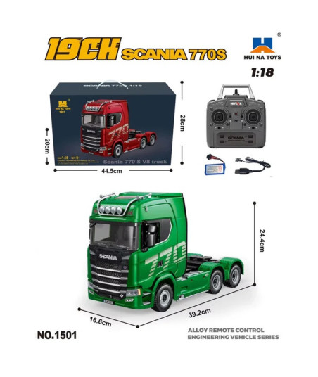 copy of copy of Huina Camion Scania 1/18 Rosso