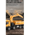 Huina 1538 Camion RC 1:14 2.4GHz con Accessori e Carrozzeria in Lega
