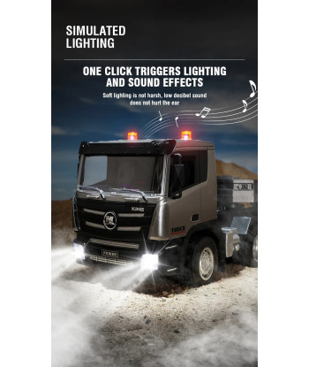 Huina 1318 Rimorchio Pianale RC 1:24 2.4GHz con Luci e Suoni