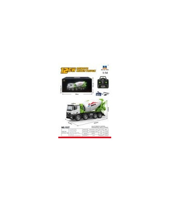 Huina 1537 Betoniera RC 1:14 con Luci Suoni e Batteria Li-Po
