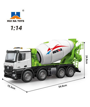 Huina 1537 Betoniera RC 1:14 con Luci Suoni e Batteria Li-Po