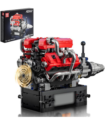 Mould King 10204 Kit Motore V8 da Costruzione 750 Pezzi con Parti Mobili