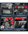 Mould King 10204 Kit Motore V8 da Costruzione 750 Pezzi con Parti Mobili