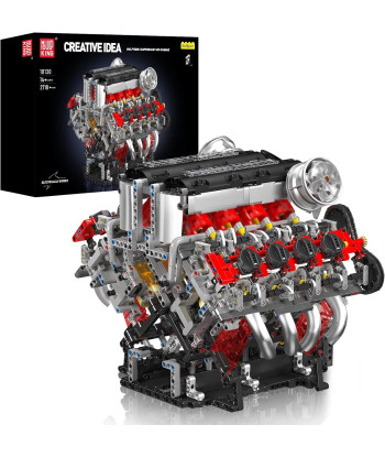 Mould King 10130 F488 Super Car V8 Motorizzato 2718 Pezzi