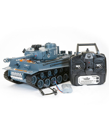Carro Armato RC Tiger I Brother Tank BT-812 1:18 Tiro Fumo