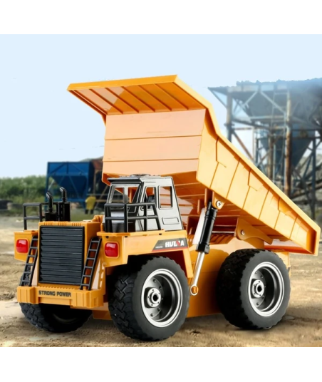 Huina 1534 Camion Ribaltabile RC 1:18 Radiocomandato 2.4GHz con Cassone Sollevabile RTR