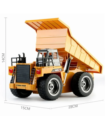 Huina 1534 Camion Ribaltabile RC 1:18 Radiocomandato 2.4GHz con Cassone Sollevabile RTR