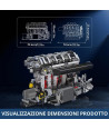 Mould King 10204 Kit Motore V8 da Costruzione 750 Pezzi con Parti Mobili