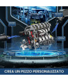 Mould King 10204 Kit Motore V8 da Costruzione 750 Pezzi con Parti Mobili