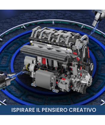Mould King 10204 Kit Motore V8 da Costruzione 750 Pezzi con Parti Mobili