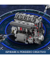 copy of copy of copy of Mould King 10204 Kit Motore V8 Funzionante con Motore Elettrico – 750 Pezzi – Alimentazione 6 Batter