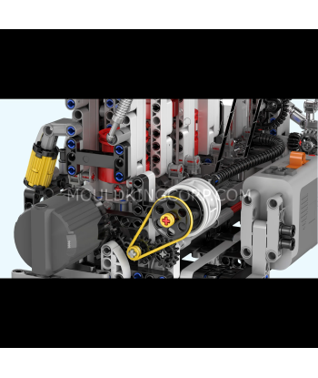 copy of copy of copy of Mould King 10204 Kit Motore V8 Funzionante con Motore Elettrico – 750 Pezzi – Alimentazione 6 Batter