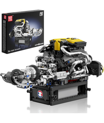copy of copy of copy of copy of Mould King 10204 Kit Motore V8 Funzionante con Motore Elettrico – 750 Pezzi – Alimentazione