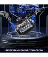 copy of copy of copy of copy of copy of Mould King 10204 Kit Motore V8 Funzionante con Motore Elettrico – 750 Pezzi – Alimen