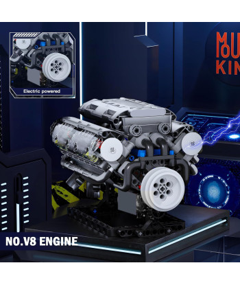 Mould King 10088 Motore V8 Motorizzato 535 Pezz