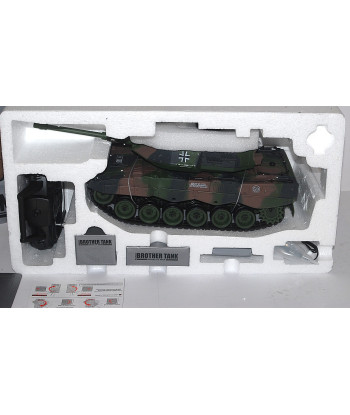 Carro Armato RC Leopard 2 Brother Tank BT-822 1:18 2.4GHz