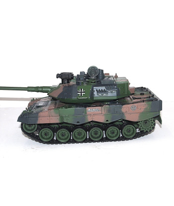 Carro Armato RC Brother Tank German Leopard 2 1:18 Radiocomandato 2.4GHz RTR BT-822 con Luci, Suoni e Torretta Rotante