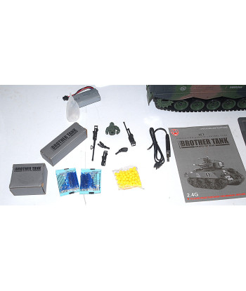 Carro Armato RC Leopard 2 Brother Tank BT-822 1:18 2.4GHz