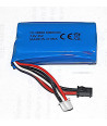 Batteria LiPo 7,4V 3000mAh 25C – Alta Capacità per Modelli RC