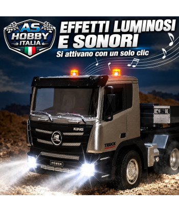Huina 1318 Rimorchio Pianale / Ribassato RC 1:24 2.4GHz