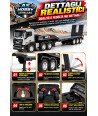 Huina 1318 Rimorchio Pianale / Ribassato RC 1:24 2.4GHz