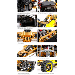 Rofun Baha 450  2 WD categoria 1/5 Nitro Motore Rovan 45  cc 2.4 GHz Rosso