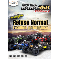 Rofun Baha 360  2 WD categoria 1/5 Nitro Motore Rovan 36 cc 2.4 GHz  Blu